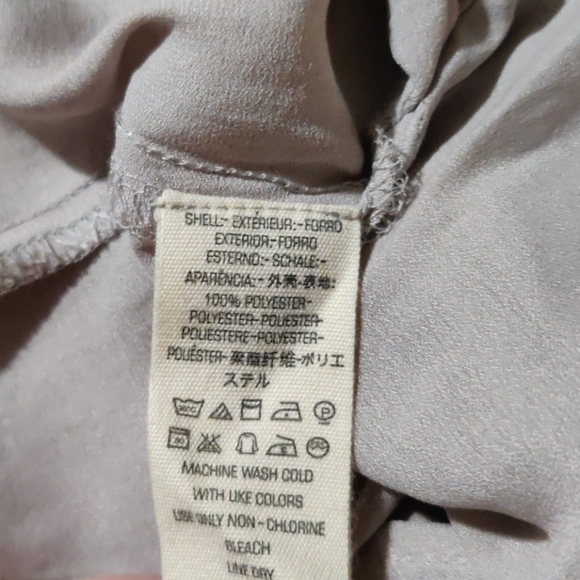 Free People grey surplice sleeveless top w choker - Picture 7 of 7